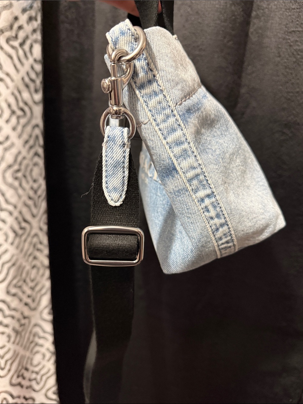Coach Loved denim mini tour tote bag - Picture 4 of 12